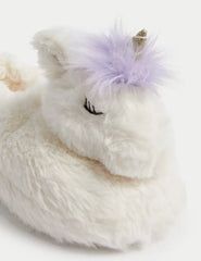Kid's Unicorn Slippers (4 Small - 6 Large) Honesty Sales