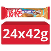 Kit Kat Chunky Peanut Butter Milk Chocolate Bar 42g (Case of 24) Honesty Sales U.K