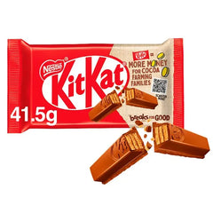 KitKat 4 Finger Milk Chocolate Biscuit Bar 41.5g (Case of 24) Honesty Sales U.K