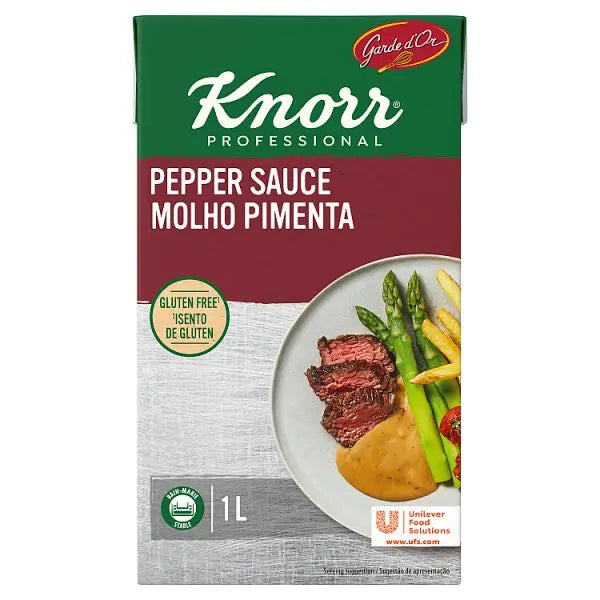 Knorr Garde D'Or Ready to Use Pepper Sauce 6x1L Knorr