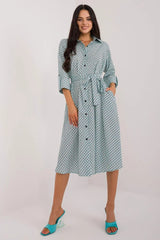 Lakerta flared cut shirt dress - Honesty Sales