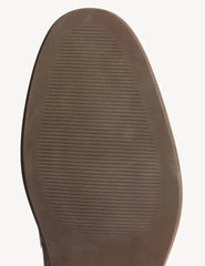 Leather Saddle Slip-On Loafers Honesty Sales