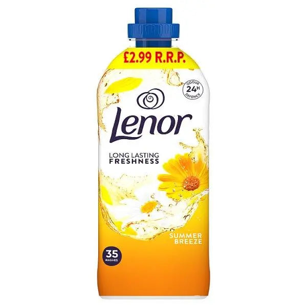 Lenor Fabric Conditioner Summer Breeze 35 Washes (Case of 8) - Honesty Sales U.K