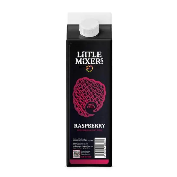 Little Mixers Super Premium Raspberry Puree 1ltr Honesty Sales U.K