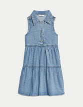 M&S Denim Collared Dress (2-8 Yrs) Honesty Sales