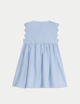 M&S Pure Cotton Chambray Peter Rabbit™ Dress (0-3 Yrs) - Honesty Sales