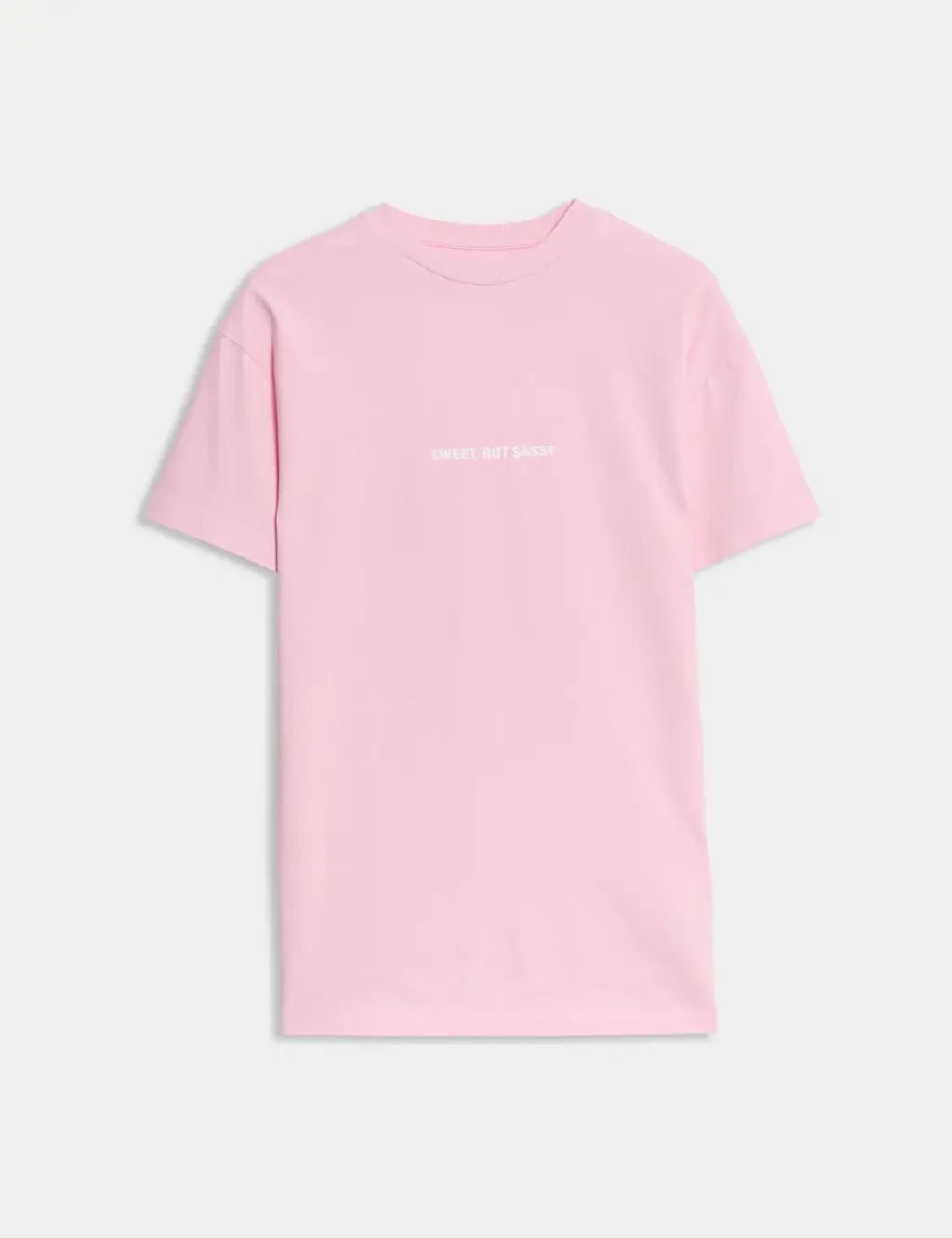 M&S Pure Cotton Sassy T-Shirt Dress (6-16 Yrs) - Honesty Sales