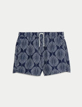 M&S Quick Dry Woodblock Print Swim Shorts - Honesty Sales