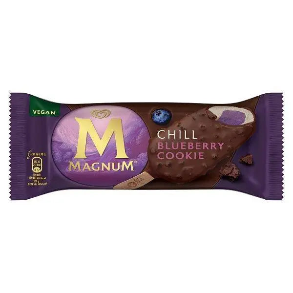 Magnum Chill Ice Cream Stick Blueberry Cookie 90ml - Case of 20 - Honesty Sales