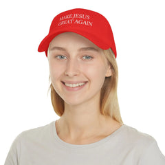 Make Jesus Great Again Low Profile Baseball Cap - Faith-Inspired Fashion - Honesty Sales