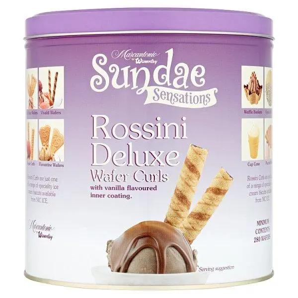 Marcantonio Waverley Sundae Sensations Rossini Deluxe Wafer Curls - Honesty Sales U.K