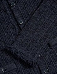 Marks and Spencer Cotton Rich Knitted Crew Neck Fringe Cardigan - Honesty Sales