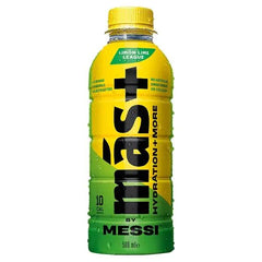 Más+ by Messi Limón Lime League 500ml (Case of 12) - Honesty Sales