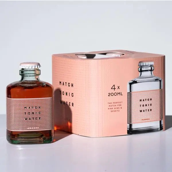 Match Tonic Water Premium Floral Tonic Water 4 x 200ml  Honesty Sales U.K