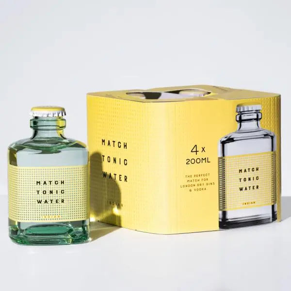 Match Tonic Water Premium Indian Tonic Water 4 x 200ml  Honesty Sales U.K