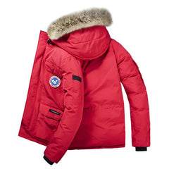 Men’s Plus Size Winter Parka – Thick Velvet Lined, Windproof & Waterproof Honesty Sales U.K