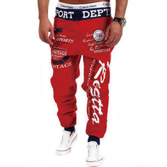 Men’s Printed Jogger Sweatpants – Elastic Waist Casual Streetwear Honesty Sales U.K