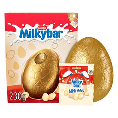 Milkybar White Chocolate Giant Easter Egg 230g (Case of 4) - Honesty Sales