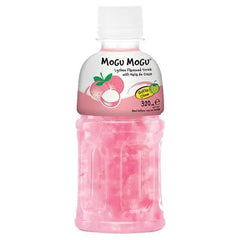 Mogu Mogu Lychee Flavored Drink with Nata de Coco 320ml (Case of 24) - Honesty Sales