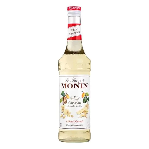 Monin White Chocolate Syrup 70cl - Honesty Sales