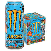 Monster Energy Drink Mango Loco 4 x 500ml (Case of 6) - Honesty Sales
