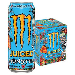 Monster Energy Drink Mango Loco 4 x 500ml (Case of 6) - Honesty Sales