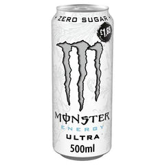 Monster Energy Drink Ultra Zero Sugar 500ml (Case of 12)