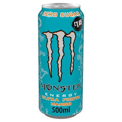 Monster Ultra Fiesta Mango Energy Drink 500ml (Case of 12)
