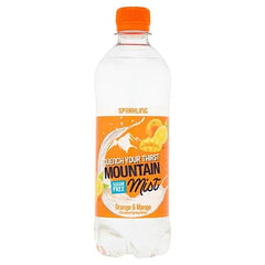 Mountain Mist Orange & Mango Flavoured Sparkling Spring Water 500ml (Case of 12) - Honesty Sales