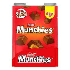 Munchies Milk Chocolate & Caramel Sharing Bag 81g (Case of 10) Honesty Sales U.K