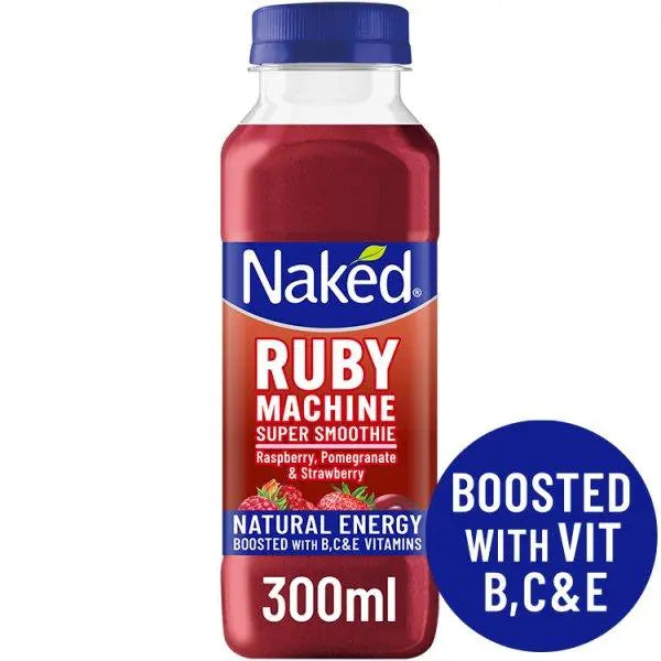Naked Ruby Machine Super Smoothie 300ml (Case of 8) - Honesty Sales