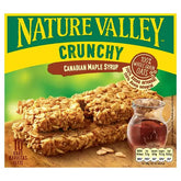 Nature Valley Crunchy Canadian Maple Syrup Cereal Bars 5 x 42g (210g) (Case of 5) - Honesty Sales