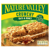 Nature Valley Crunchy Oats & Honey Cereal Bars 5 x 42g (210g) (Case of 5) - Honesty Sales