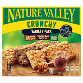 Nature Valley Crunchy Variety Cereal Bars Family Pack 5 x 42g (210g) (Case of 5) - Honesty Sales