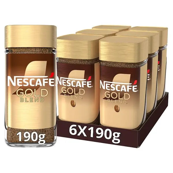 Nescafe Gold Blend Instant Coffee 190g (Case of 6) Honesty Sales U.K