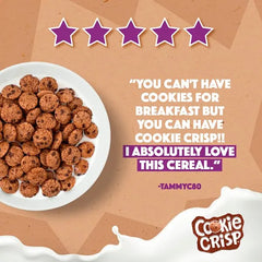 Nestlé Cookie Crisp Chocolate Cereal 375g (Case of 6) Nestlé