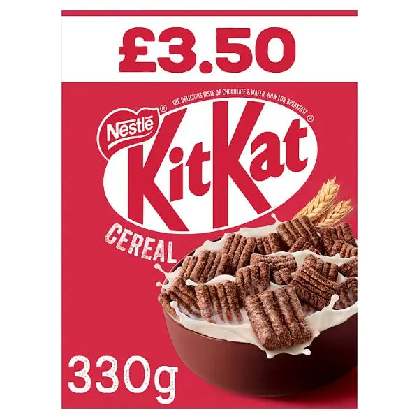 Nestle KitKat Milk Chocolate Cereal 330g (Case of 7) - Honesty Sales