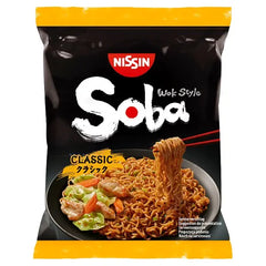 Nissin Soba Classic Instant Wok Style Noodles 109g (Case of 9)  Honesty Sales U.K