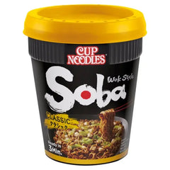 Nissin Soba Classic Instant Wok Style Noodles Pot 90g (Case of 8)  Honesty Sales U.K