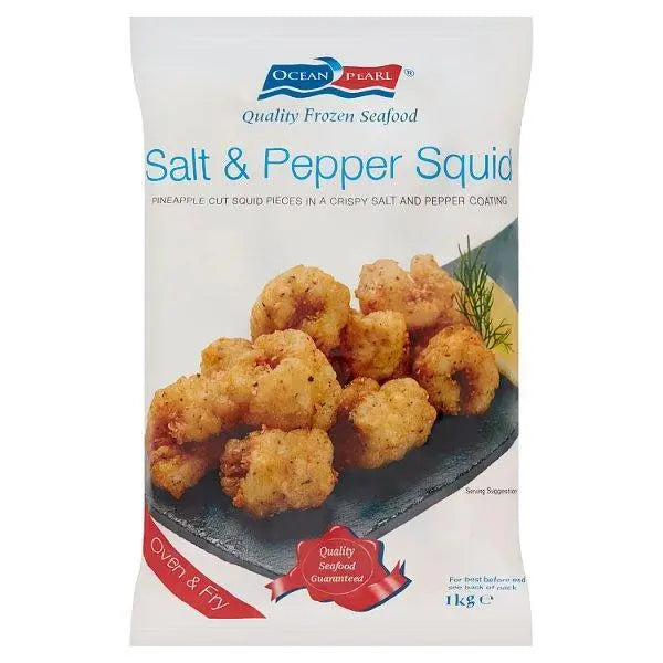 Ocean Pearl Salt & Pepper Squid 1kg - Honesty Sales