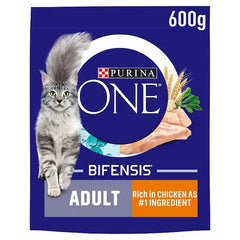 PURINA ONE Chicken Dry Cat Food 600g (Case of 4) Honesty Sales U.K