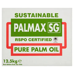 Palmax All Vegetable Frying Fat Pure Palm Oil 12.5kg - Honesty Sales
