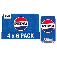 Pepsi Cola Cans 6 x 330ml (Case of 4) - Honesty Sales