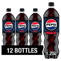 Pepsi Max 1.25 Litres (Case of 12) - Honesty Sales