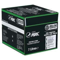 Pepsi Max Cola Postmix Syrup 7 Litres - Honesty Sales