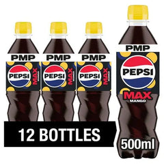 Pepsi Max Mango 500ml (Case of 12) - Honesty Sales