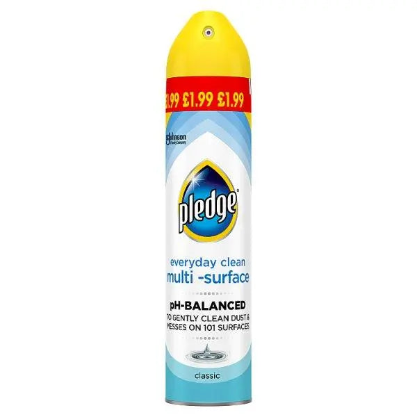 Pledge Multi-Surface Aerosol, 250ml (Case of 6) - Honesty Sales