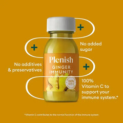 Plenish Ginger Immunity 60ml (Case of 12)  Honesty Sales U.K