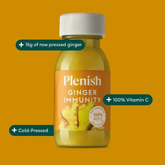 Plenish Ginger Immunity 60ml (Case of 12)  Honesty Sales U.K
