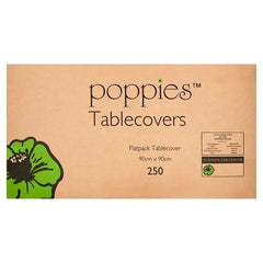 Poppies 250 Flatpack Tablecovers - Honesty Sales